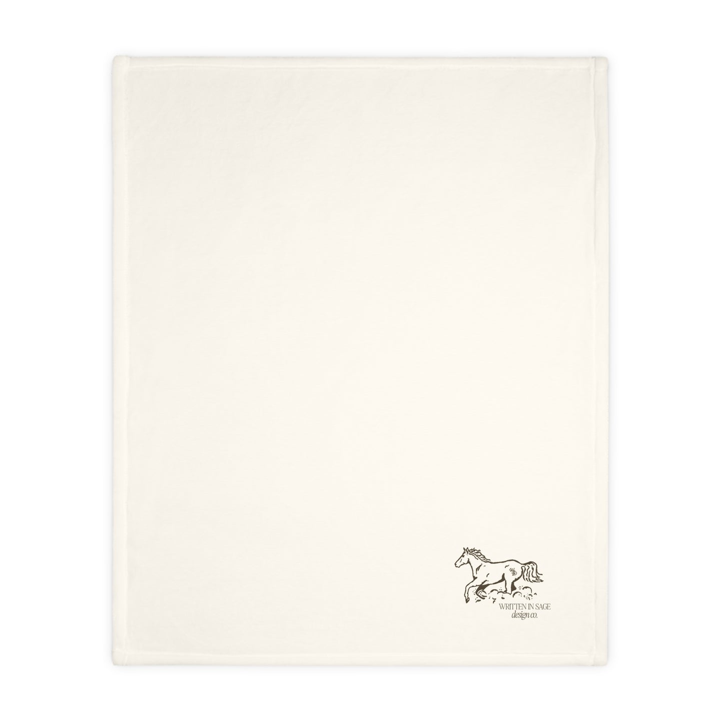 Cowboy Irish Chain Luxury Velveteen Blanket