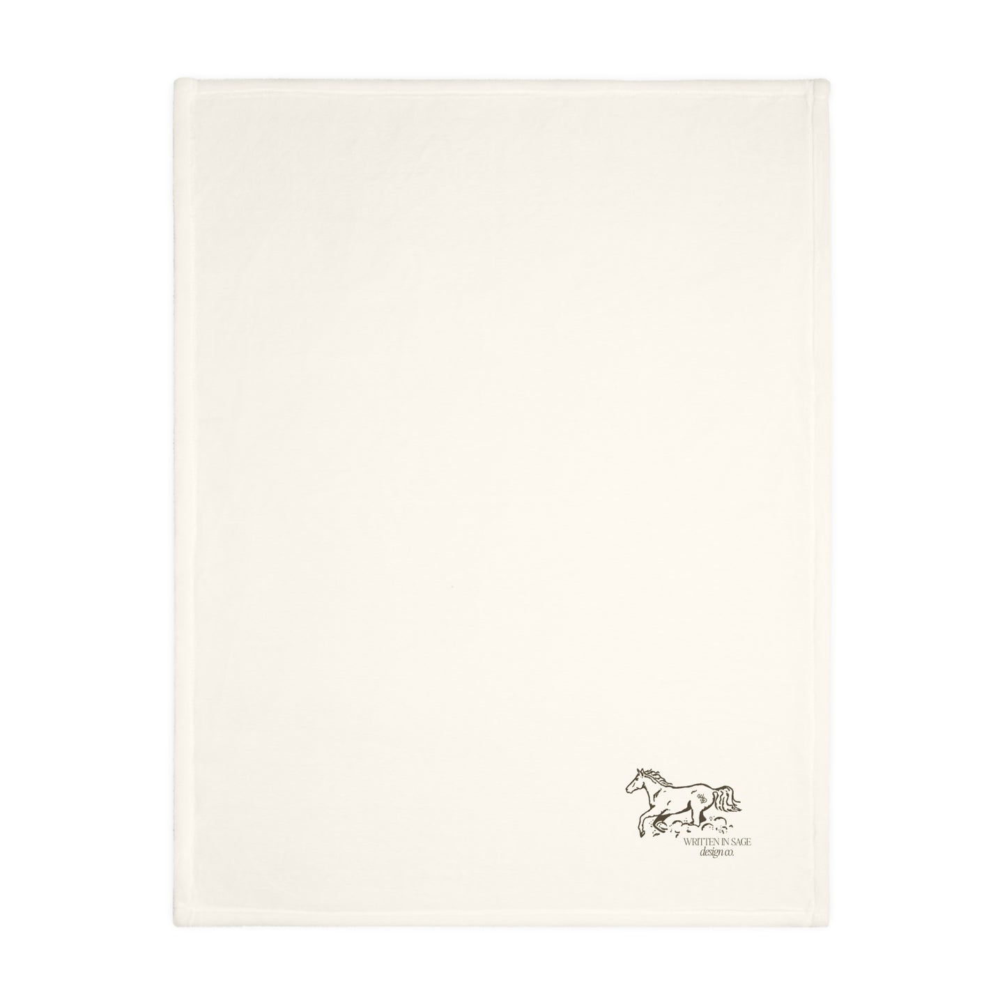 Cowboy Irish Chain Luxury Velveteen Blanket