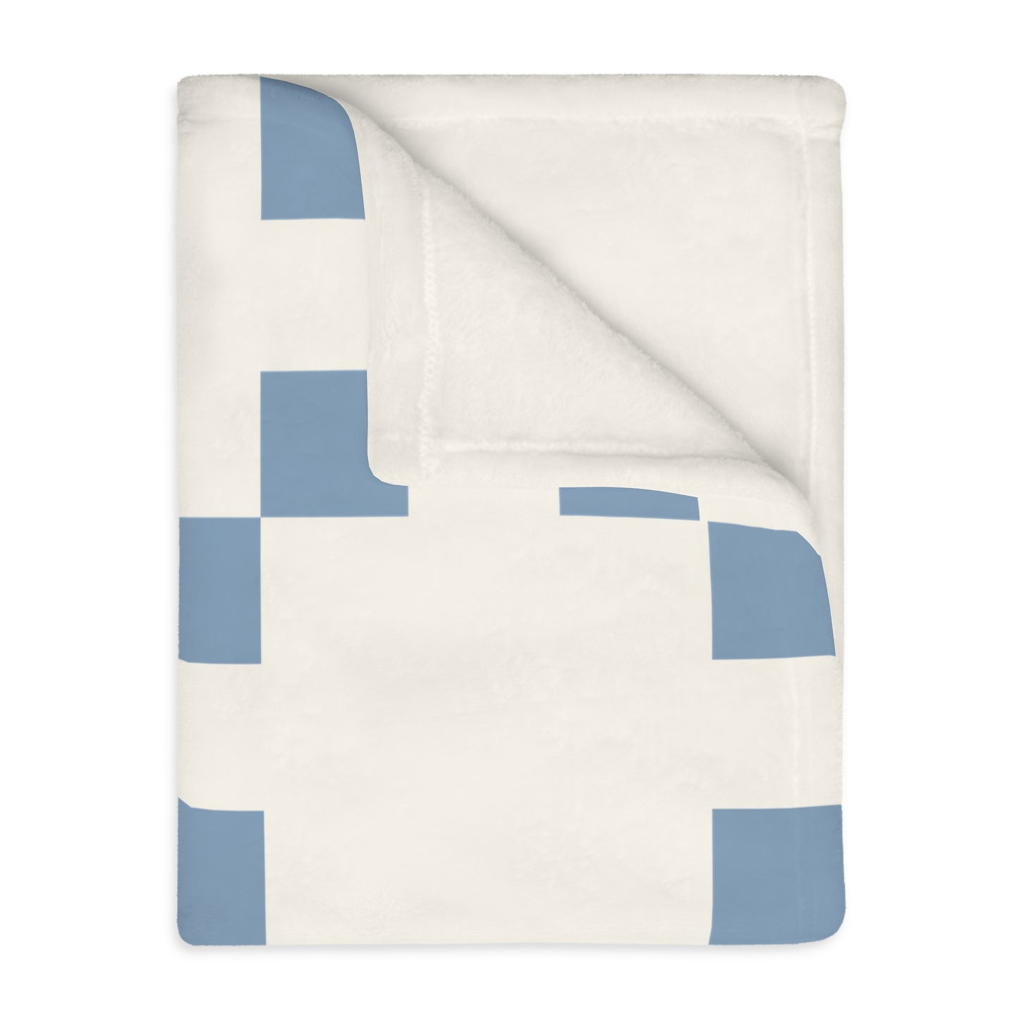 Garden Irish Chain Luxury Velveteen Blanket