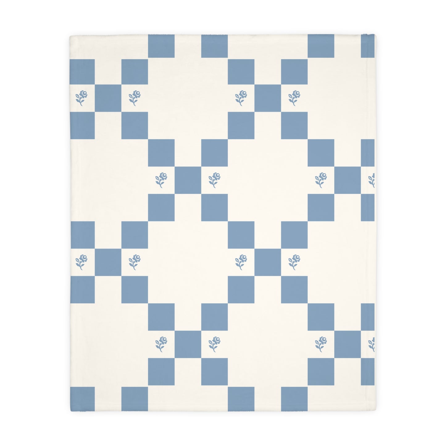 Garden Irish Chain Luxury Velveteen Blanket