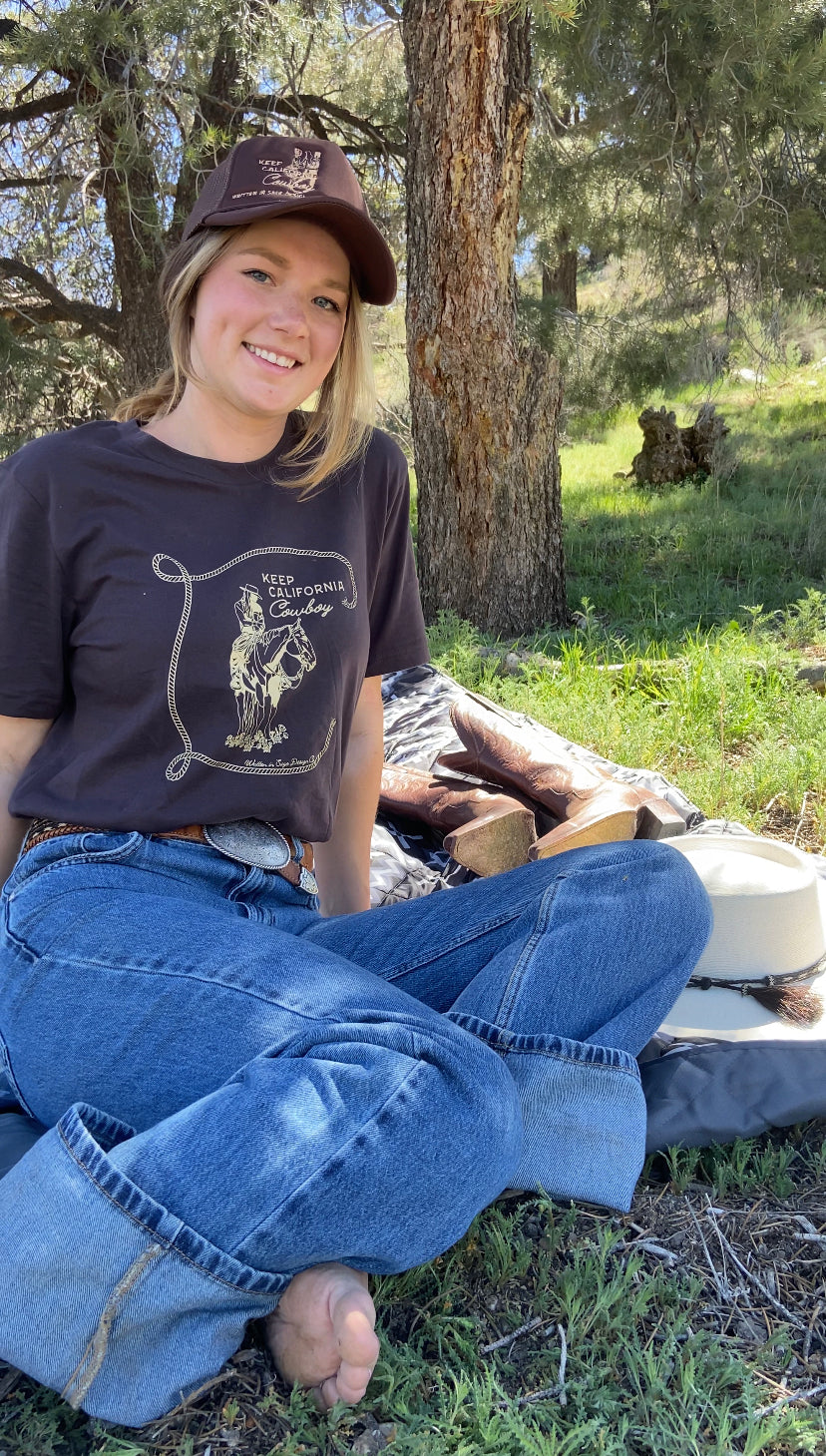 Keep CA Cowboy women's tee