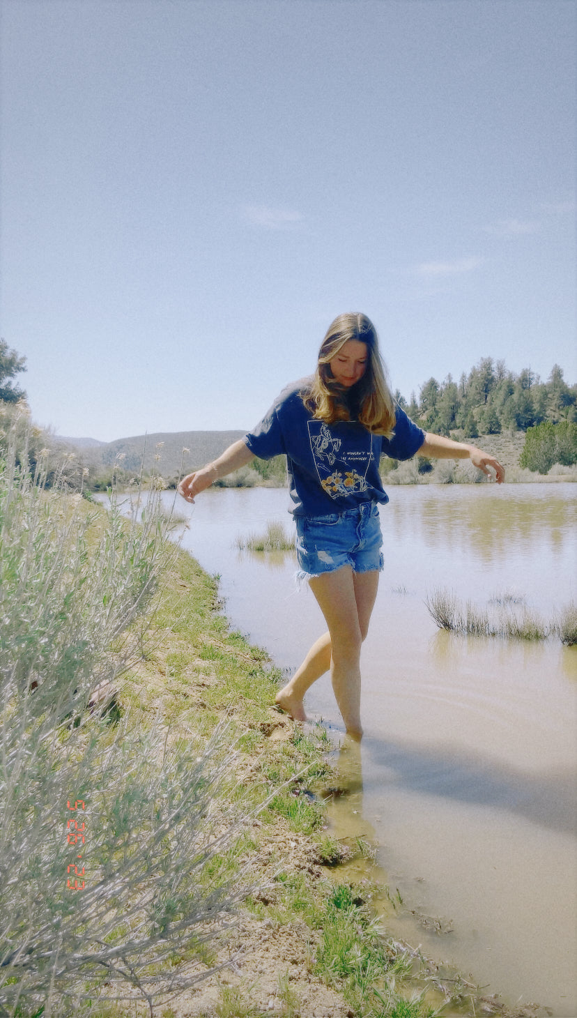 No Place I'd Rather Be oversized tee