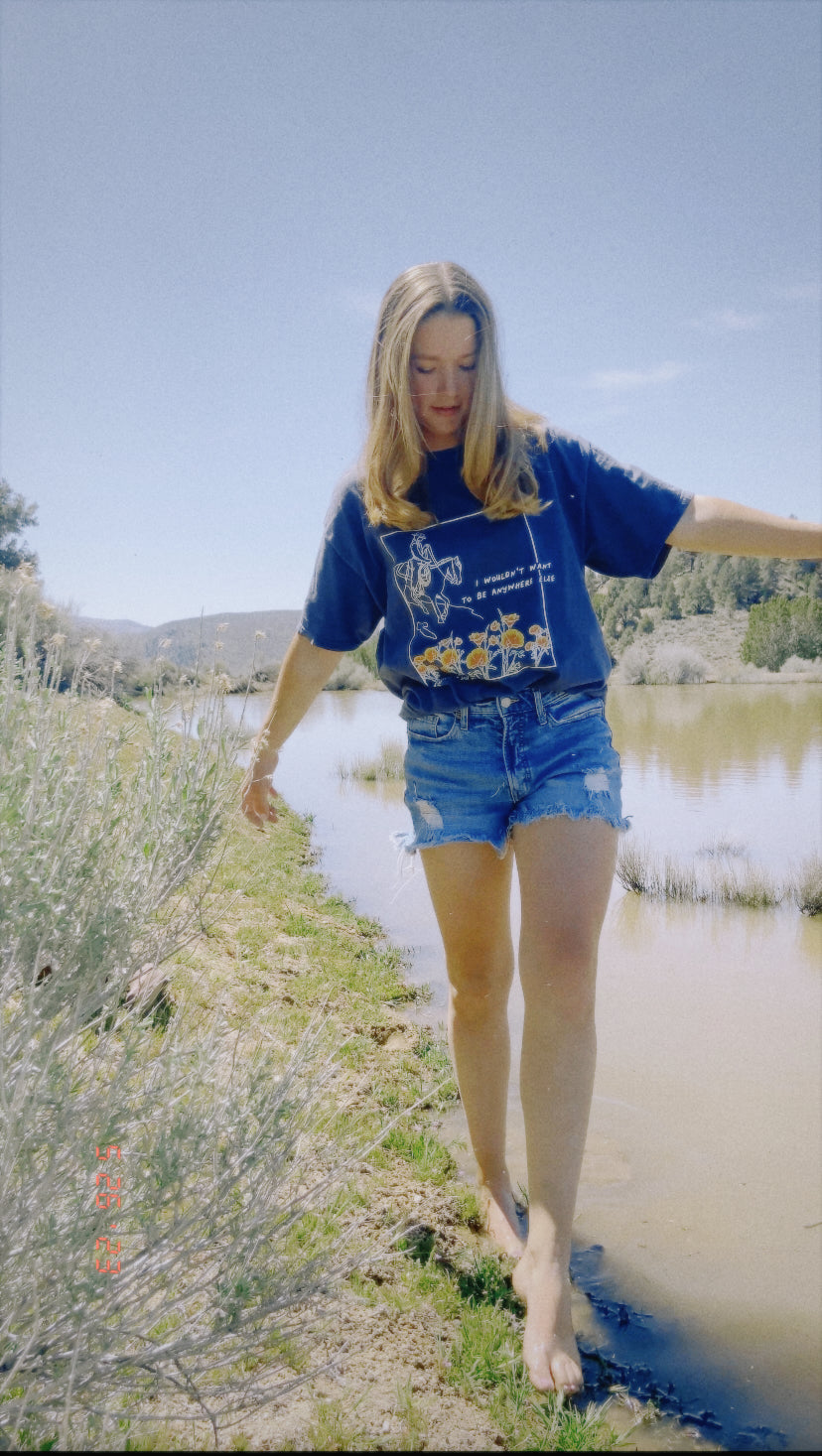 No Place I'd Rather Be oversized tee