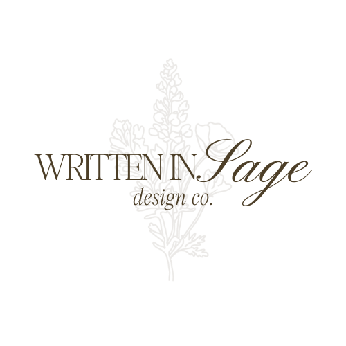 Written in Sage Design Co. logo