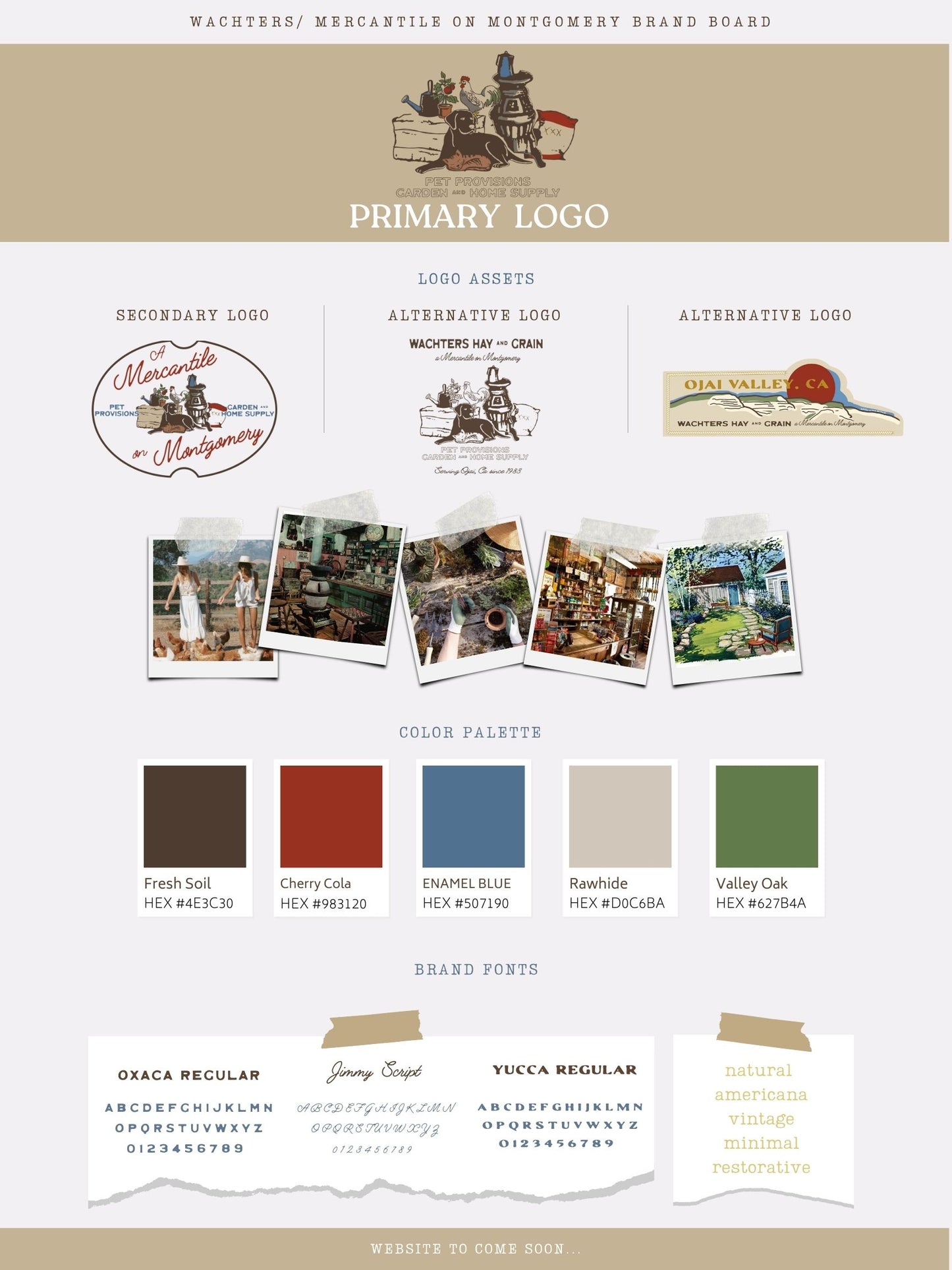 Branding Package: Mercantile On Montgomery