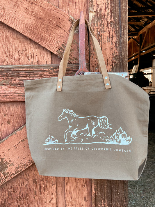 Branded Cowpony Tote Bag