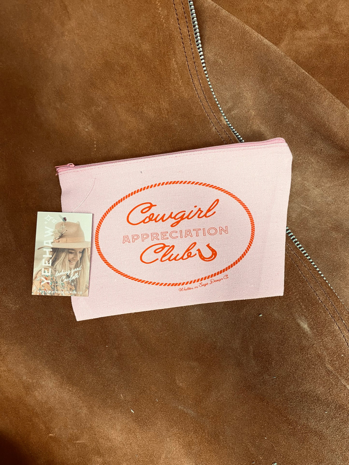 Cowgirl Appreciation Club Pouch