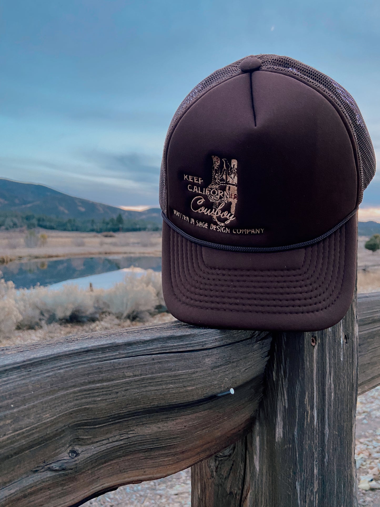 Keep California Cowboy Trucker hat